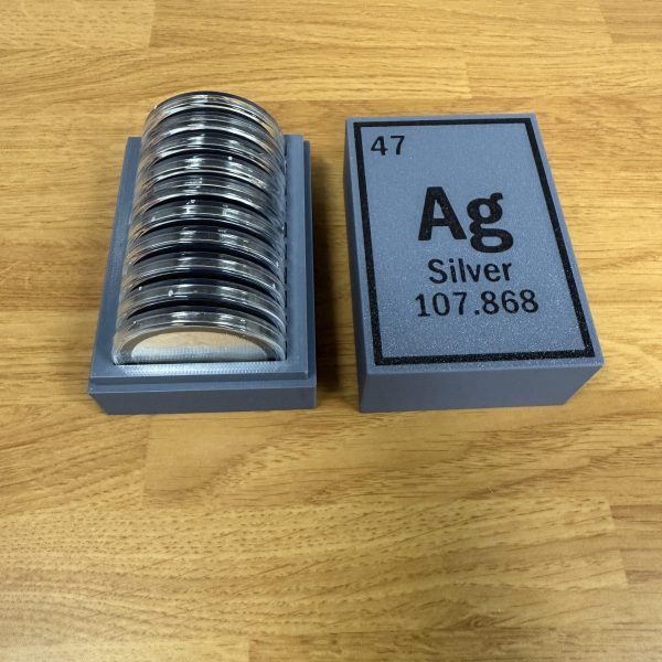 10 Count 1oz Round Silver Bullion Box