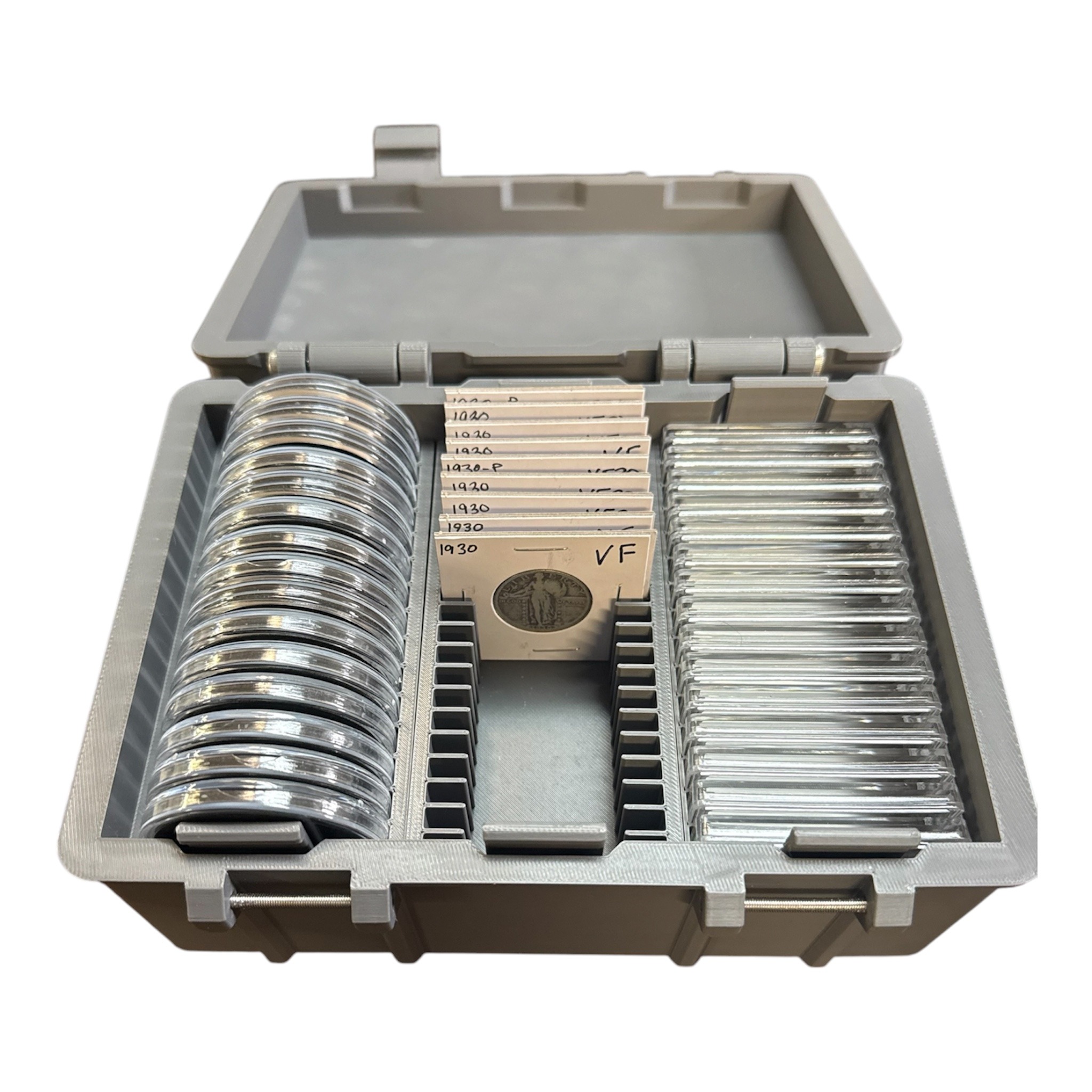 Ultimate Coin Storage Box | Holds Rounds, Bars, and Flips