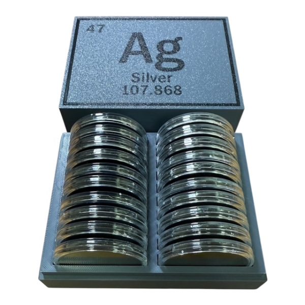 20 Count 1oz Round Silver Bullion Box