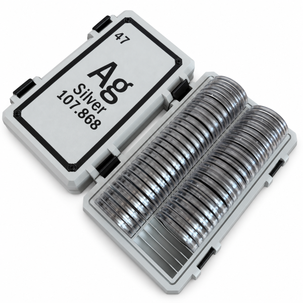 50 Count 1oz Round Silver Bullion Box